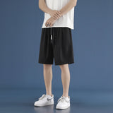 Men White Shorts Casual Summer Men's Beach Pants