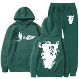 Vlone T Shirts & Shorts 2 Piece Set Sports Leisure Pullover Sweater Hooded