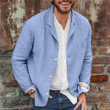 Mens Winter Coats Man Fall Outfits Coat Men's Clothing Spring and Autumn Casual Loose Suit Top