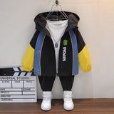 Toddler Boys Jackets Boys' Coat Hooded Spring And Autumn