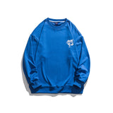 Man Fall Outfis Printed Sweater Loose Couple Casual All-Match Bottoming Shirt