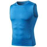 Moisture Wicking Tank Top Sports Vest round Neck Tight