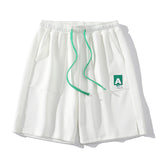 Men White Shorts Sports Shorts Summer Loose Shorts Sports Casual