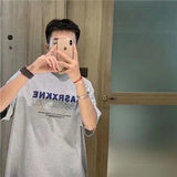 Men T-Shirts Loose Half-Sleeve Top