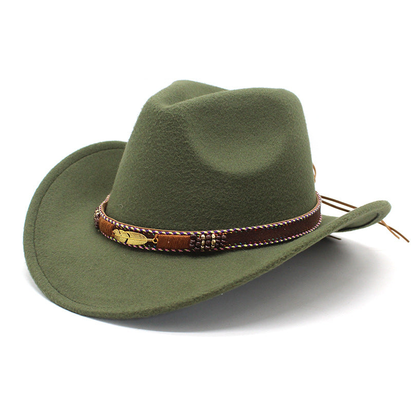 Beth Dutton Hat Western Cowboy Top Hat for Men Women Couples' Cap Felt Cap