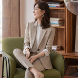 Interview Suit Women Autumn Women's Long Sleeve Two-Piece Set