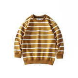 Children Long Sleeve Shirts Spring and Autumn Boy's Hoody Striped Long-Sleeve T-shirt