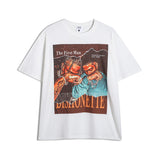 Y2g Shirts for Boys Athletes Printed Short-Sleeved T-shirt Loose