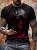 Skull Apparel T Shirt Skull Pattern Printing