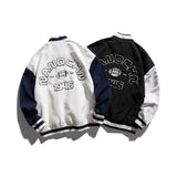 Man Fall Outfis Embroidered Baseball Uniform Coat Loose Couple Casual Jacket