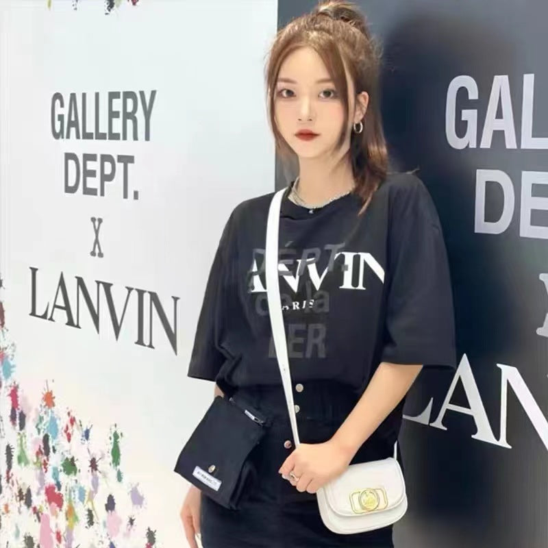 Gallery Dept T Shitrs Retro Short Sleeve Loose plus Size