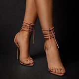 Nude Strappy Heels Sandals Heels Sands