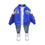 Toddler Boys Jackets Boys' Spring Coat Baseball Uniform Handsome