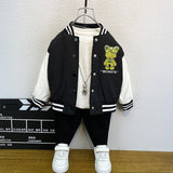 Toddler Boys Jackets Boys' Jacket Spring and Autumn Baseball Uniform