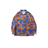 Man Fall Outfits Fashion Brand Vintage Oil Painting Tie-Dyed Long-Sleeved Shirt Men 'S And Women 'S Casual Beach Holiday Shirt