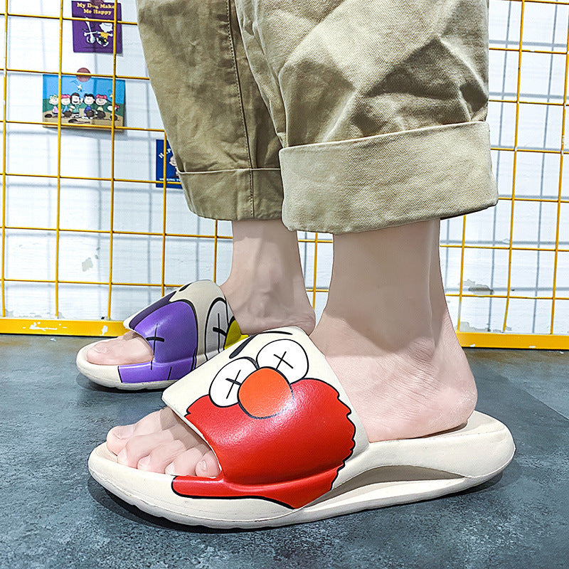 Mens Slide Summer Men'S Shoes Breathable Beach Slippers