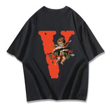 Vlone T Shirts Popular Men'S And Women'S Casual Round Neck Short Sleeves T-Shirt