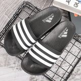 Men's Flip Flops Men Slides Comfort Slides Sandal Summer Stripes Outdoor Beach Fashion Slippers Men