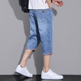 Men Denim Shorts Summer Men's Jeans Shorts Casual Loose