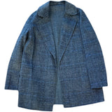Naomi Watts Gypsy Outfits Cashmere Wool Overcoat Slimming Plaid Woolen Coat