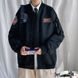 Varsity Jacket Men'S Spring And Autumn Embroidered Casual Jacket Pilot
