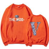 Vlone Sweatshirts Round Neck Sweater Printed Men'S And Women'S Loose