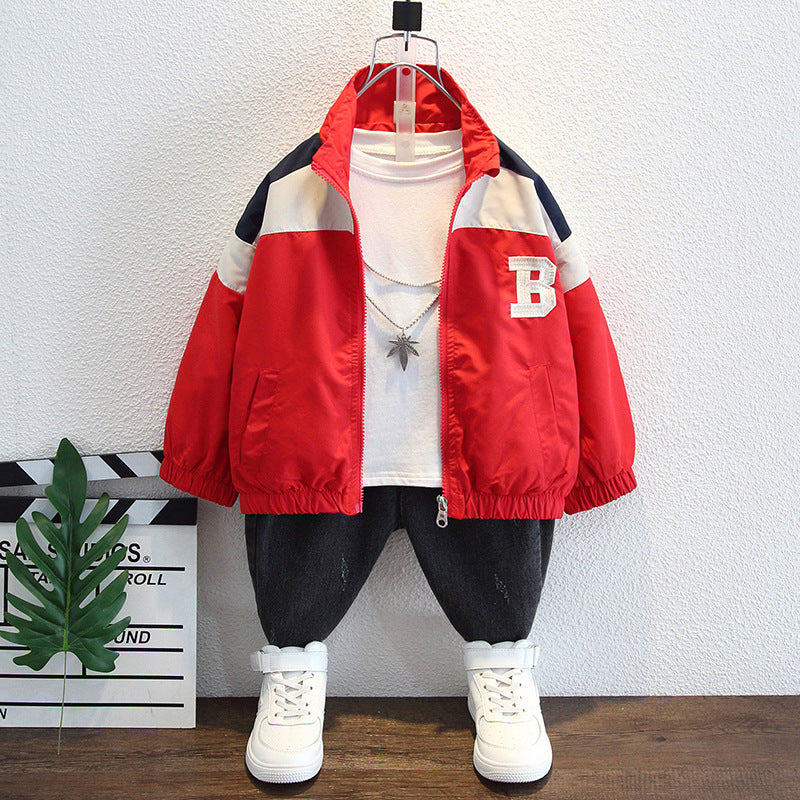 Toddler Boys Jackets Boys' Coat Spring and Autumn Casual Jacket