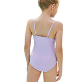 Children Swim Suit Solid Color Bikini Swimsuit for Girls