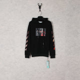 off White Hoodie Printed Men's Women's Pullover Ow Casual Loose Coat