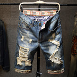 Men Jorts Ripped Shorts Men's Summer