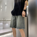 Men Denim Shorts Men's Summer Versatile Loose