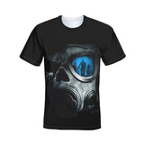Skull T Shirt 3D Digital Printing Loose