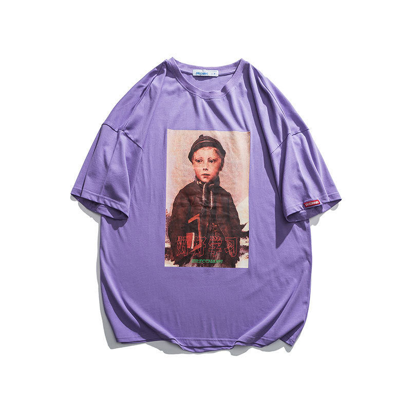 Men T Shitrs Poster Pattern Printing