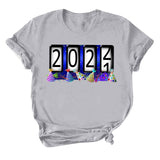 Valentine's Day T Shirt Short-Sleeved T-shirt Timer Digital 2022 Printed Summer Wear