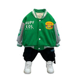 Toddler Boys Jackets Boys' Baseball Jacket Coat Spring and Autumn Jacket Top