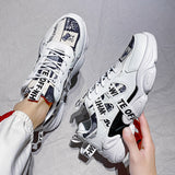 Off White Shoes Sneakers Autumn And Winter Thick Bottom Low Top Daddy Tide Shoes Leisure Sports Men And Women