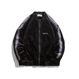 Man Fall Outfis Contrast Color Casual Jacket Loose Sports Jacket