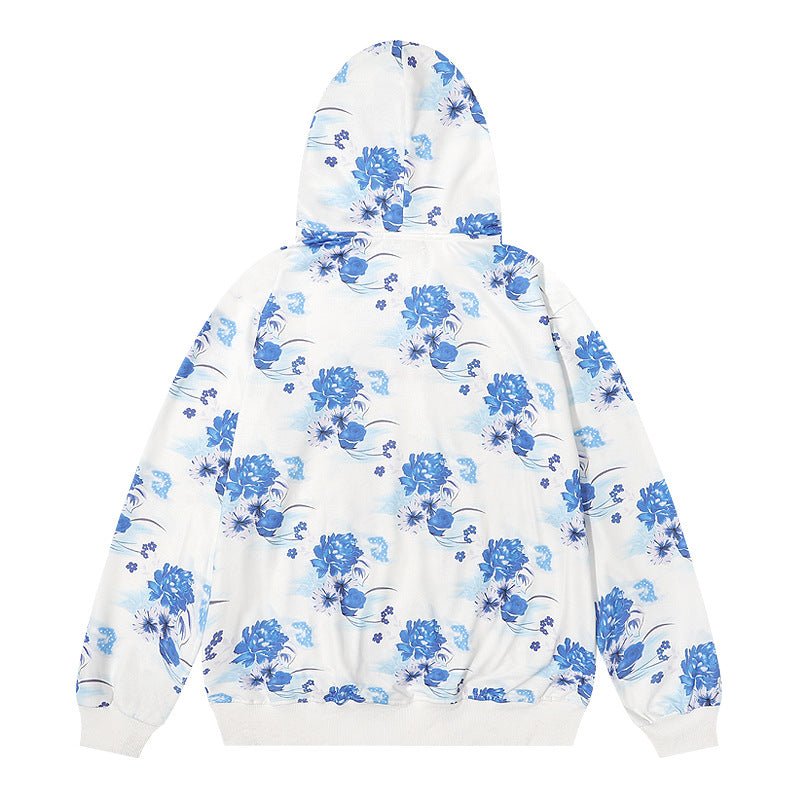 Kanye West Sunday Service Hoodie Floral Terry Hoodie