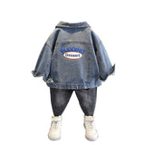 Toddler Boys Jackets Boys' Denim Jacket Spring and Autumn
