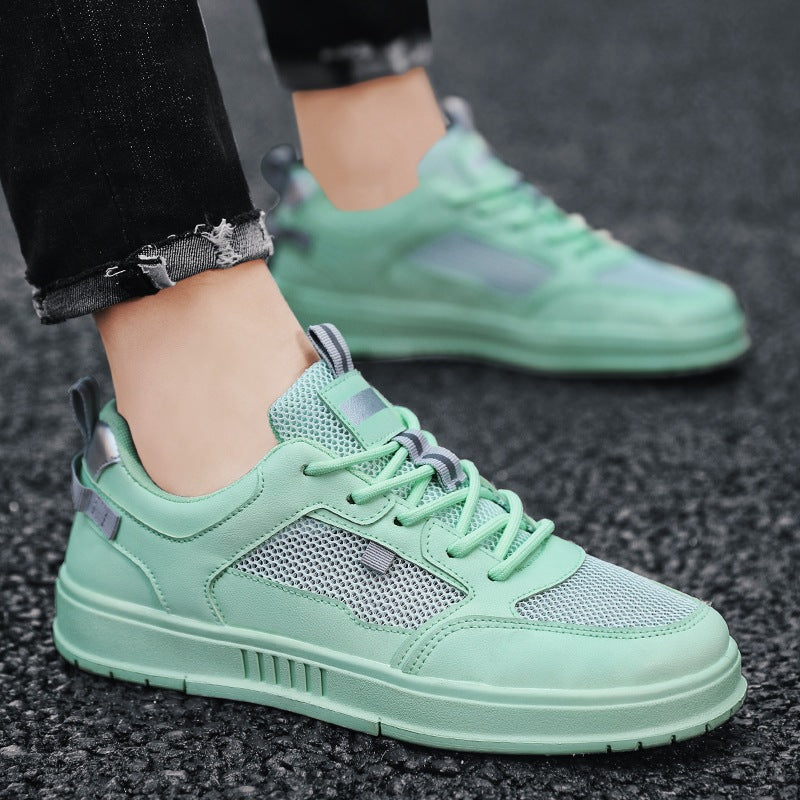 Flat Shoes Summer Men's Shoes Breathable Board Shoes Mesh Sports Leisure Shoes Men's