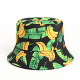 Bucket Hat Fishing Cap Cotton Print Fisherman Hat Flower Fashion Basin Hat for Men and Women Casual Sun Hat