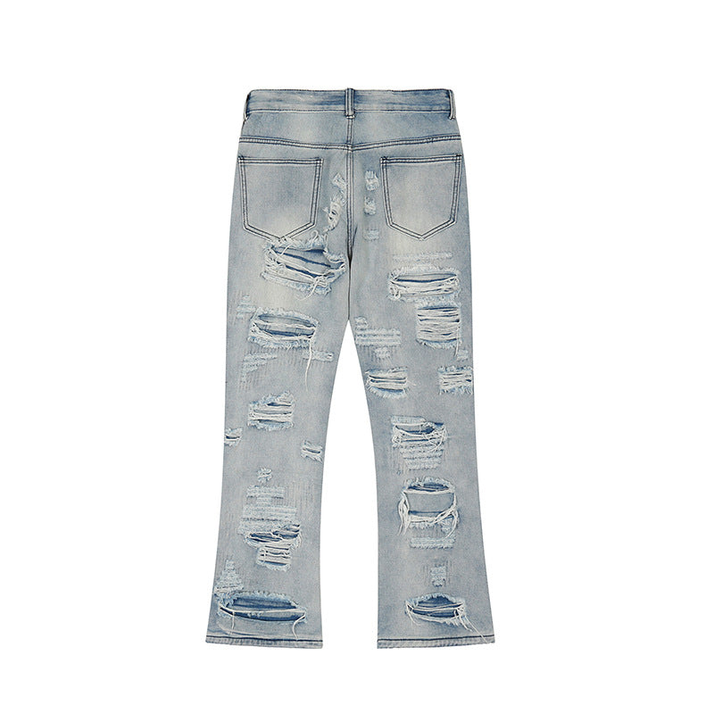 Man Fall Outfits Loose Wide Leg Slightly Flared Jeans Men's Fashion