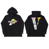 Vlone Hoodie Sweater Men'S Large V Coat Women'S Hooded