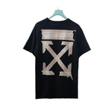 Off White T Shirt Short Sleeve Plus Size Casual Able Arrow Men'S Tshirt Owt