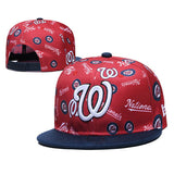 Washington Nationals Cherry Blossom Hats Cap Embroidered Hat Baseball