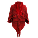 Women's Cardigan Sweater Coat for Autumn and Winter Shawl Cape