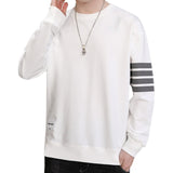 Men's Sweatshirt Men's Long Sleeve round Neck Baggy Coat Men's Clothing