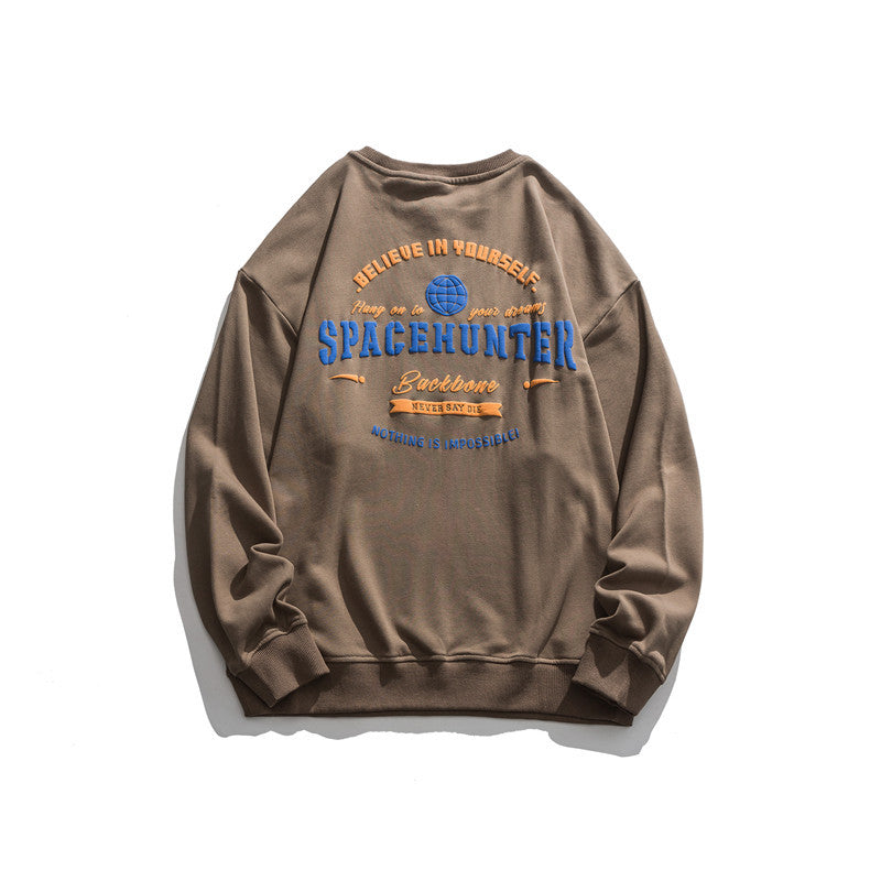 Crew Neck Sweatshirts Men's Autumn Hip Hop Sweater Men's Casual Top