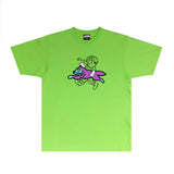 Ice Cream Running Dog T Shirt Loose Printed Audio Rap T-shirt