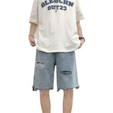 Men Denim Shorts Men's Shorts Summer Pants